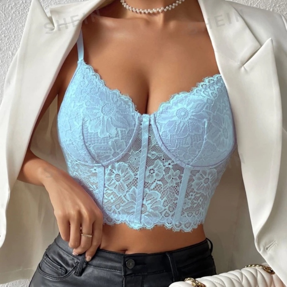 SHEIN lace tank top